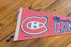 Montreal Canadiens NHL Pennant Vintage Hockey Sports Decor - Eagle's Eye Finds