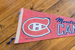 Montreal Canadiens NHL Pennant Vintage Hockey Sports Decor - Eagle's Eye Finds