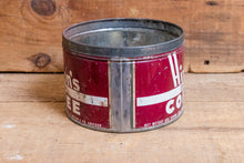 Load image into Gallery viewer, Hixon&#39;s Coffee Tin Can Vintage Indoor Planter or Storage Container - Eagle&#39;s Eye Finds
