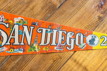 Load image into Gallery viewer, San Diego California Bicentennial Felt Pennant Vintage Wall Decor - Eagle&#39;s Eye Finds
