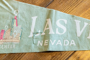 Las Vegas Nevada Felt Pennant Vintage Wall Hanging Decor - Eagle's Eye Finds