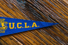 Load image into Gallery viewer, UCLA Mini Felt Pennant Vintage College Decor - Eagle&#39;s Eye Finds
