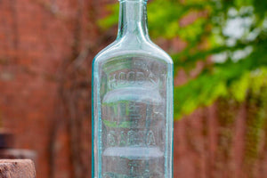 Hood's Sarsaparilla Vintage Aqua Apothecary Bottles from Lowell Massachusetts - Eagle's Eye Finds