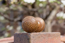 Load image into Gallery viewer, Eastlake Ornate Door Knob Set Vintage Restoration Hardware - Eagle&#39;s Eye Finds
