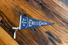 Load image into Gallery viewer, Endless Caverns Virginia Blue Felt Pennant Wall Decor - Eagle&#39;s Eye Finds
