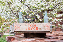 Load image into Gallery viewer, Tom Joyce 7up Soda Crate Vintage Wood Pop Box - Eagle&#39;s Eye Finds
