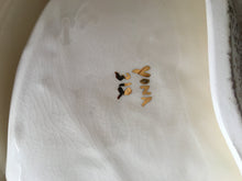 Load image into Gallery viewer, Yona 312 Speckled Gold Leaf Shaped Serving Dish with Handle Vintage - Eagle&#39;s Eye Finds
