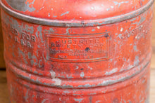 Load image into Gallery viewer, Justrite Mfg Gas Can with Safety Spout Vintage Gas and Oil Underwriter&#39;s Laboratories - Eagle&#39;s Eye Finds
