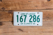 Load image into Gallery viewer, Illinois 1956 Land of Lincoln License Plate Vintage Wall Hanging Decor - Eagle&#39;s Eye Finds
