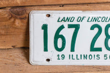 Load image into Gallery viewer, Illinois 1956 Land of Lincoln License Plate Vintage Wall Hanging Decor - Eagle&#39;s Eye Finds
