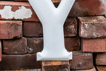 Load image into Gallery viewer, White Letter Y Porcelain Vintage Wall Hanging Decor Initials Name Letter - Eagle&#39;s Eye Finds
