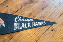Load image into Gallery viewer, Chicago Blackhawks NHL Pennant Vintage Hockey Sports Decor - Eagle&#39;s Eye Finds
