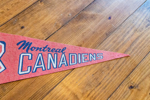 Montreal Canadiens NHL Pennant Vintage Hockey Sports Decor - Eagle's Eye Finds