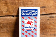 Load image into Gallery viewer, Mobilgas Pennsylvania and Surrounding States Map Vintage Socony-Vacuum Oil Company Road Map - Eagle&#39;s Eye Finds
