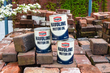Load image into Gallery viewer, Texaco Havoline Oil Cans Quart Sized Vintage Motor Auto Car Decor - Eagle&#39;s Eye Finds
