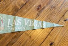 Load image into Gallery viewer, Las Vegas Nevada Felt Pennant Vintage Wall Hanging Decor - Eagle&#39;s Eye Finds

