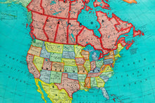Load image into Gallery viewer, North America Pull Down Map Vintage Wall Hanging Decor - Eagle&#39;s Eye Finds
