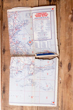Load image into Gallery viewer, Mobilgas New England Map Vintage Socony-Vacuum Oil Company Road Map - Eagle&#39;s Eye Finds
