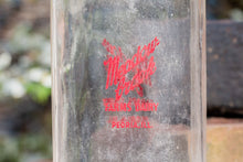 Load image into Gallery viewer, Meadow Brook Farms Dairy Vintage Embossed Glass Half Gallon Milk Bottle From Peoria IL - Eagle&#39;s Eye Finds
