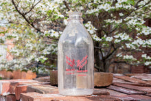 Load image into Gallery viewer, Meadow Brook Farms Dairy Vintage Embossed Glass Half Gallon Milk Bottle From Peoria IL - Eagle&#39;s Eye Finds
