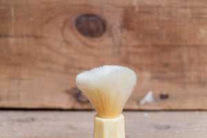 Peerless Nylon Shaving Brush Vintage Cream Colored Handle - Eagle's Eye Finds