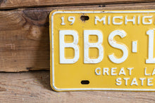Load image into Gallery viewer, Michigan 1970 Great Lake State License Plate Vintage Wall Hanging Decor - Eagle&#39;s Eye Finds
