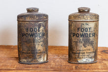 Load image into Gallery viewer, WWI US Army Foot Powder Manhattan Soap Co. Vintage Bathroom Military Decor - Eagle&#39;s Eye Finds
