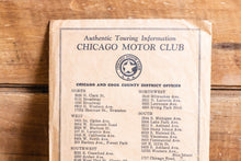 Load image into Gallery viewer, Chicago Motor Club Touring Info Packet Vintage Car Automobile Ephemera - Eagle&#39;s Eye Finds
