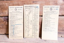 Load image into Gallery viewer, Chicago Motor Club Touring Info Packet Vintage Car Automobile Ephemera - Eagle&#39;s Eye Finds
