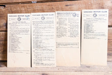Load image into Gallery viewer, Chicago Motor Club Touring Info Packet Vintage Car Automobile Ephemera - Eagle&#39;s Eye Finds
