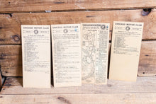 Load image into Gallery viewer, Chicago Motor Club Touring Info Packet Vintage Car Automobile Ephemera - Eagle&#39;s Eye Finds
