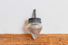 Load image into Gallery viewer, AVOR Candy Top Vintage Victory Glass Figural Candy Container Spinning Toy Dreidel - Eagle&#39;s Eye Finds
