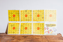 Load image into Gallery viewer, Travel Bingo Mid-Century Car Game Vintage Road Trip Ephemera Trav-L-Bingo - Eagle&#39;s Eye Finds
