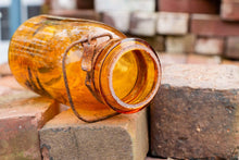 Load image into Gallery viewer, Amber Globe Canning Jars Antique Farmhouse Decor - Eagle&#39;s Eye Finds
