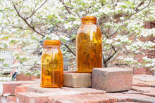 Load image into Gallery viewer, Amber Globe Canning Jars Antique Farmhouse Decor - Eagle&#39;s Eye Finds

