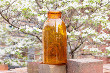 Load image into Gallery viewer, Amber Globe Canning Jars Antique Farmhouse Decor - Eagle&#39;s Eye Finds
