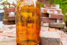 Load image into Gallery viewer, Amber Globe Canning Jars Antique Farmhouse Decor - Eagle&#39;s Eye Finds
