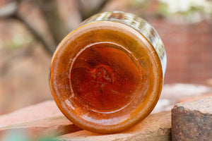 Amber Globe Canning Jars Antique Farmhouse Decor - Eagle's Eye Finds