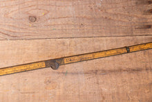 Load image into Gallery viewer, Stanley Fold Rule No. 62 Vintage Boxwood Ruler Marking Tool - Eagle&#39;s Eye Finds

