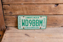 Load image into Gallery viewer, Illinois HAM Radio 1980 License Plate Amateur Hobby Vintage Wall Hanging Decor - Eagle&#39;s Eye Finds
