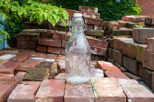 Load image into Gallery viewer, Thatcher&#39;s Dairy Milk Bottle Vintage Glass Milk Bottle with Wire Bail - Eagle&#39;s Eye Finds
