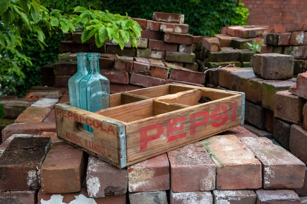 Pepsi Cola Soda Crate Vintage Wood Pop Box - Eagle's Eye Finds