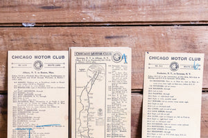 Chicago Motor Club Touring Info Packet Vintage Car Automobile Ephemera - Eagle's Eye Finds