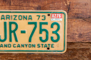 Arizona 1973 License Plate Vintage Grand Canyon State Wall Hanging Decor - Eagle's Eye Finds