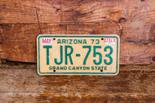 Load image into Gallery viewer, Arizona 1973 License Plate Vintage Grand Canyon State Wall Hanging Decor - Eagle&#39;s Eye Finds
