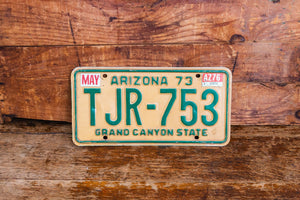 Arizona 1973 License Plate Vintage Grand Canyon State Wall Hanging Decor - Eagle's Eye Finds