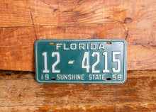Load image into Gallery viewer, Florida 1958 License Plate Sunshine State Vintage Wall Hanging Decor - Eagle&#39;s Eye Finds
