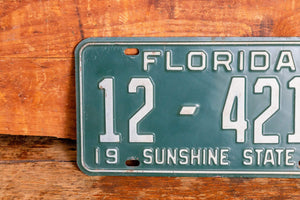Florida 1958 License Plate Sunshine State Vintage Wall Hanging Decor - Eagle's Eye Finds