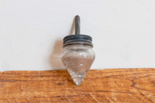 Load image into Gallery viewer, AVOR Candy Top Vintage Victory Glass Figural Candy Container Spinning Toy Dreidel - Eagle&#39;s Eye Finds

