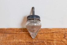 Load image into Gallery viewer, AVOR Candy Top Vintage Victory Glass Figural Candy Container Spinning Toy Dreidel - Eagle&#39;s Eye Finds
